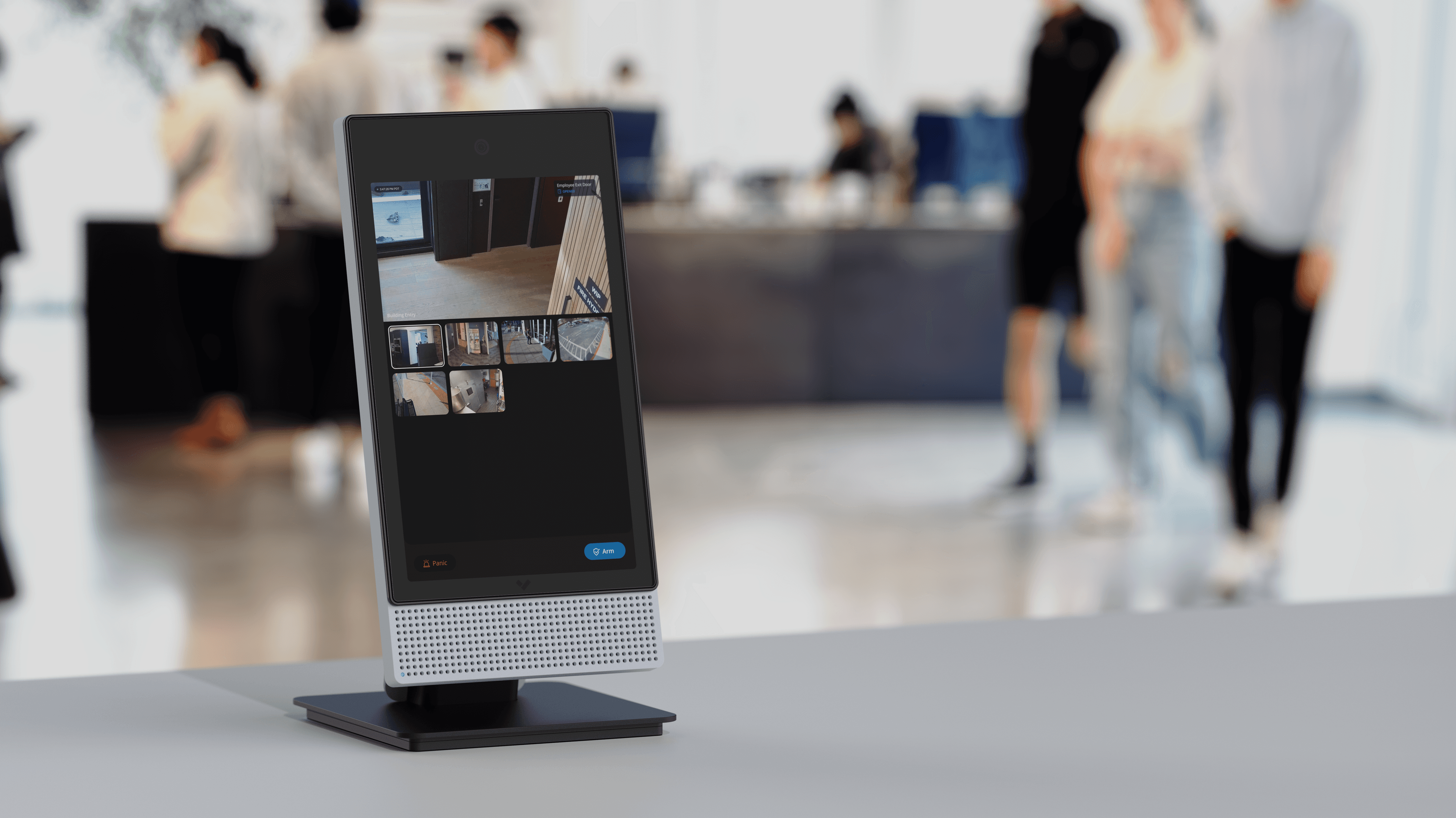 Thor video screen on table