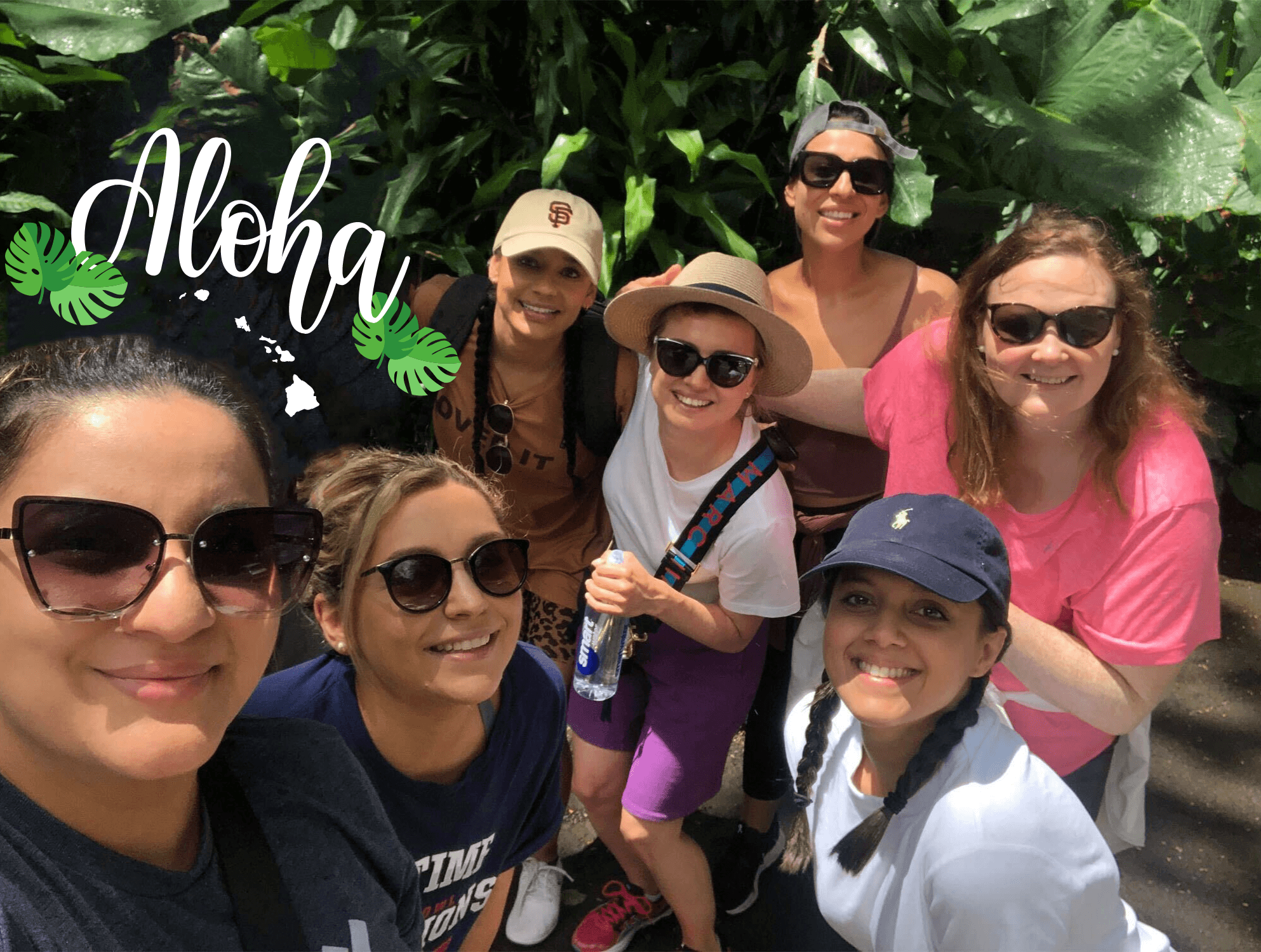 Verkada's People team at a Hawaii offsite.