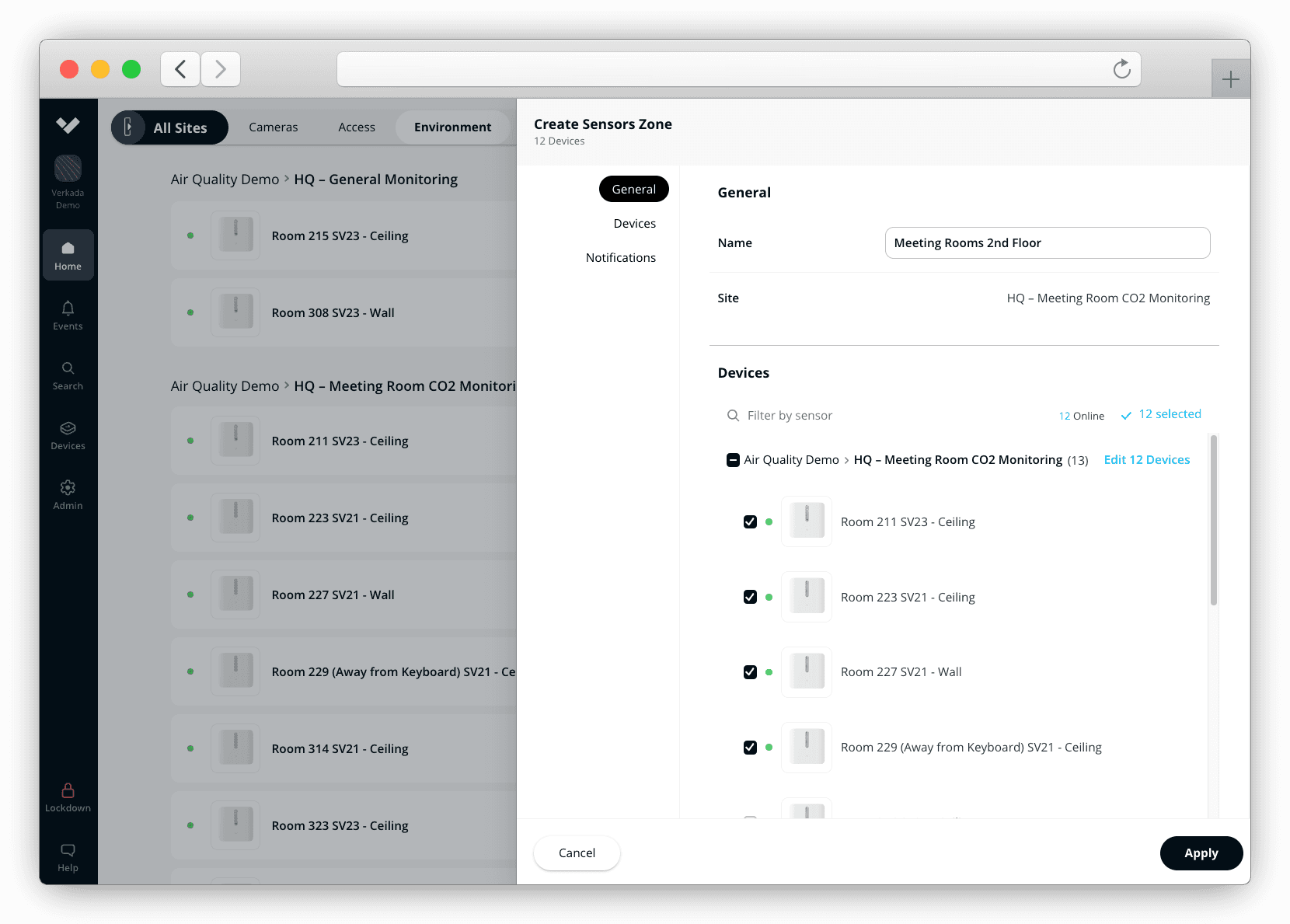 Sensor Screenshot #3