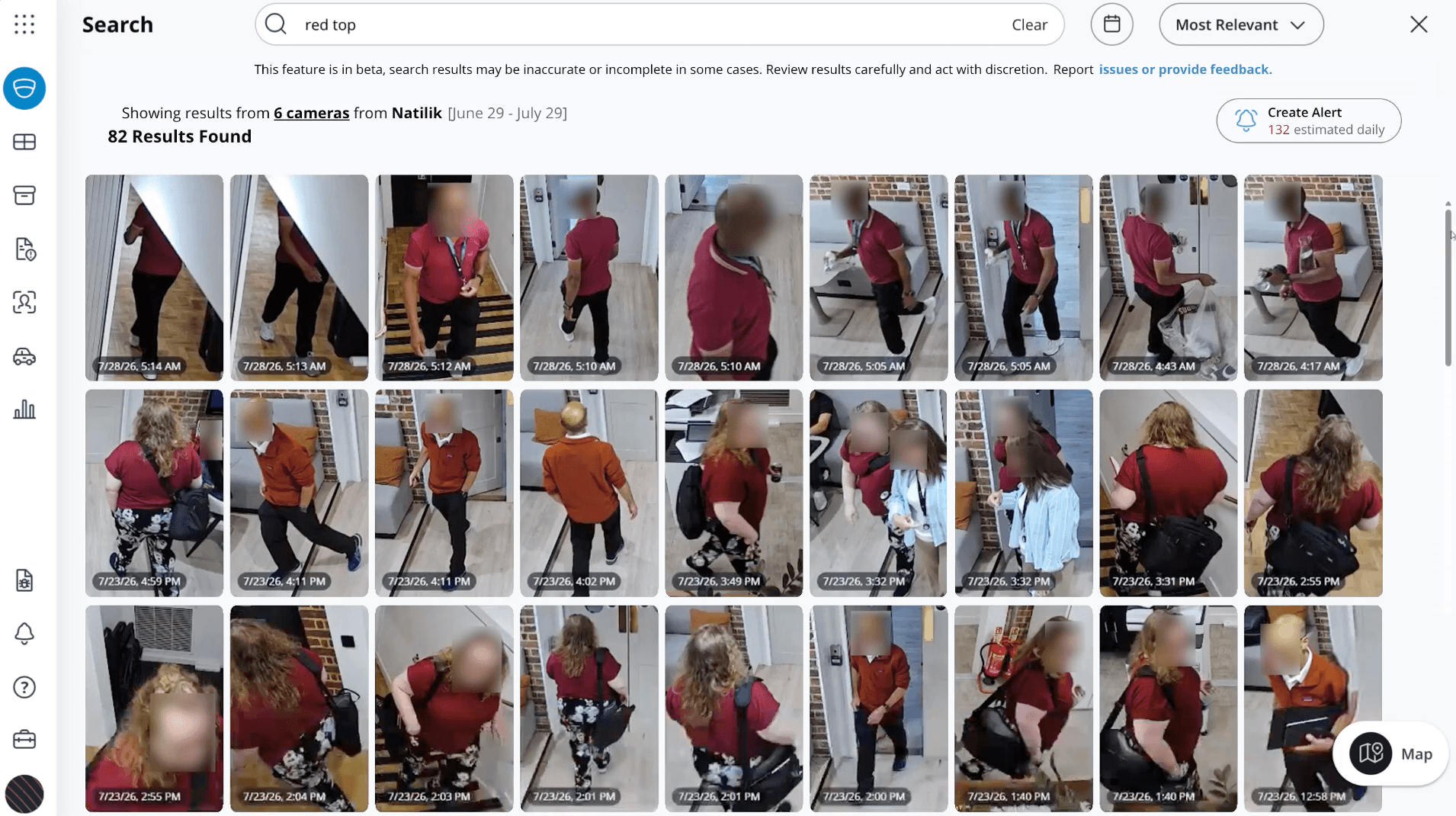 ai-powered search face blur