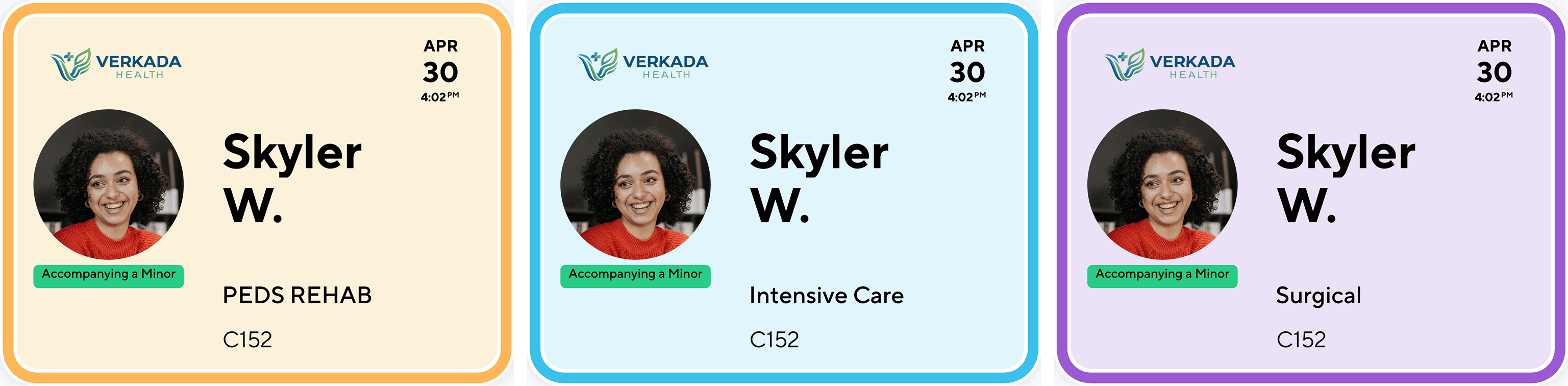 Healthcare Visitor Badges