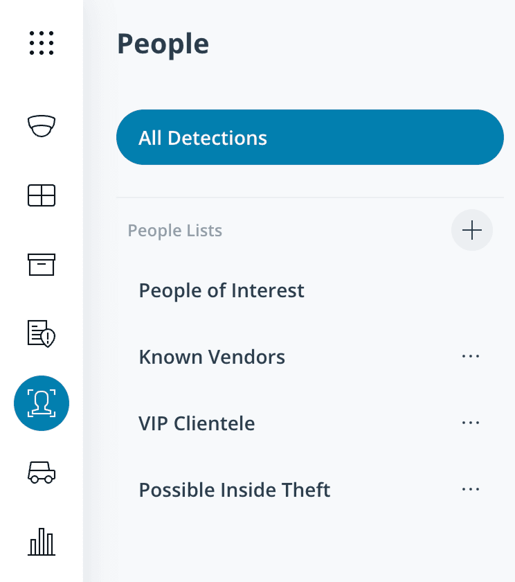 Figure 3: retailer creating people list groups
