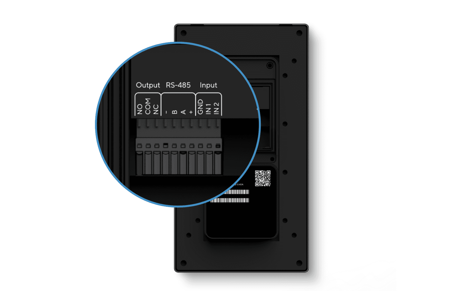 RS-495 Ports on TD52 Video Intercom