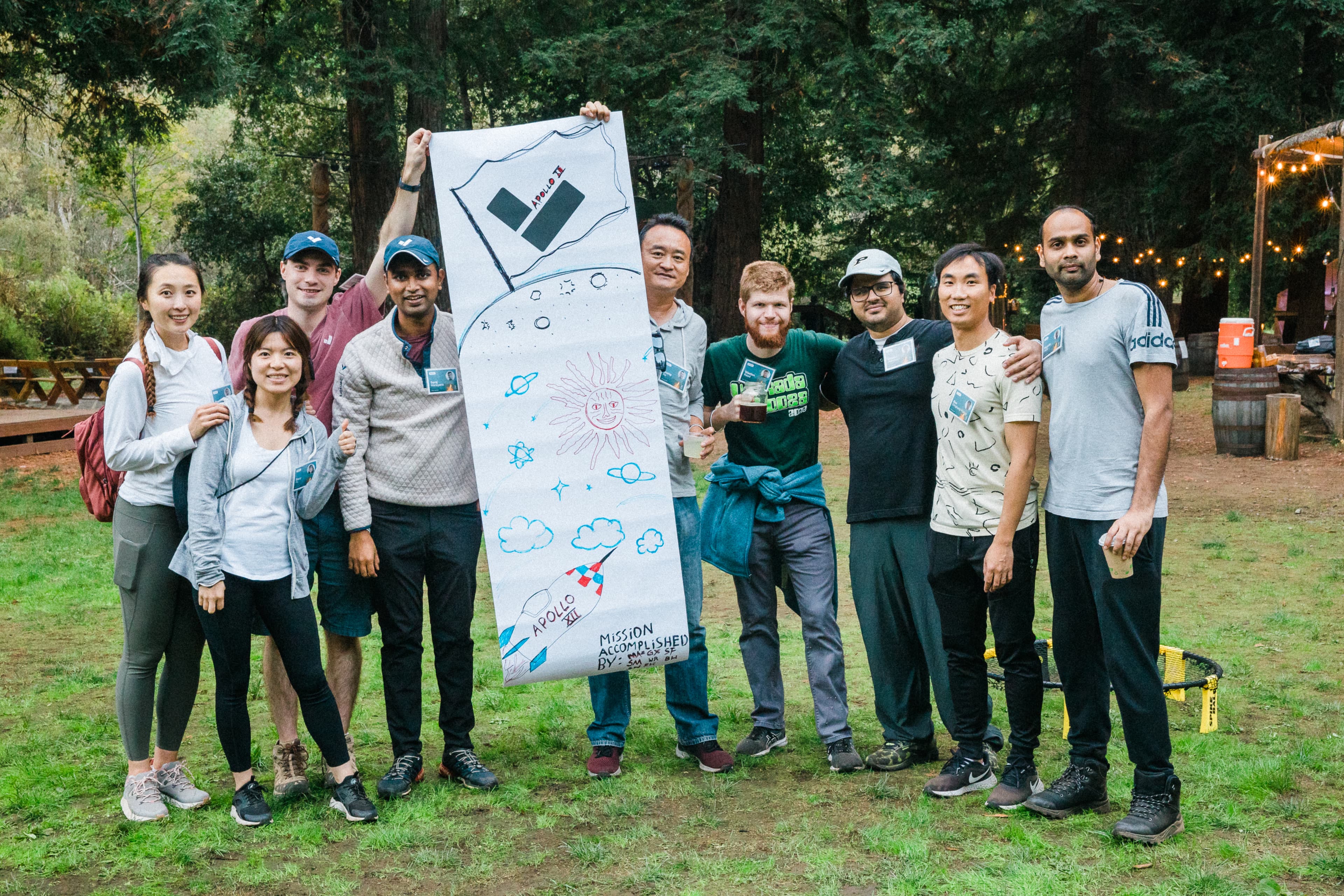 Now that’s a team flag!