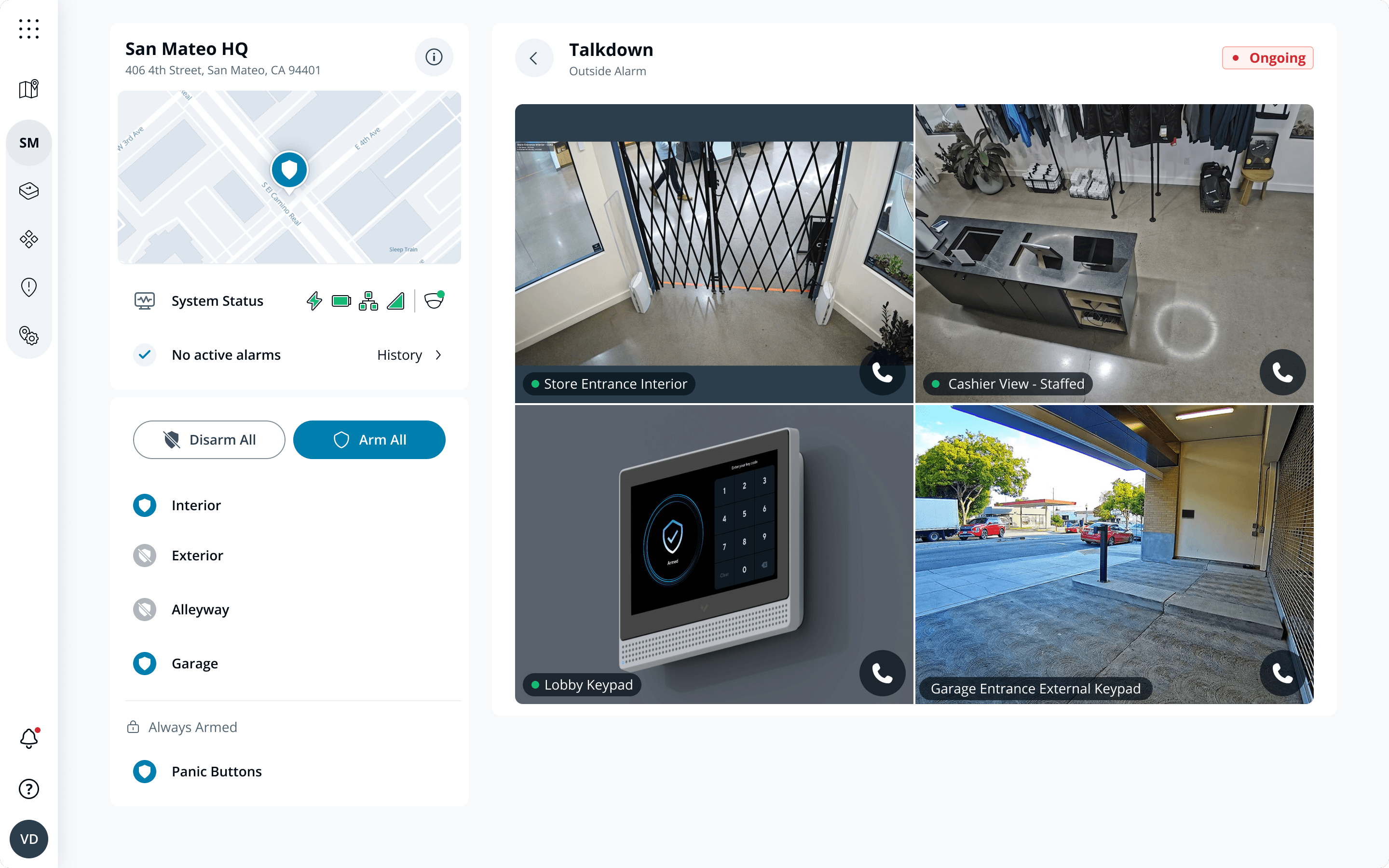 BK22 2-way audio from Command