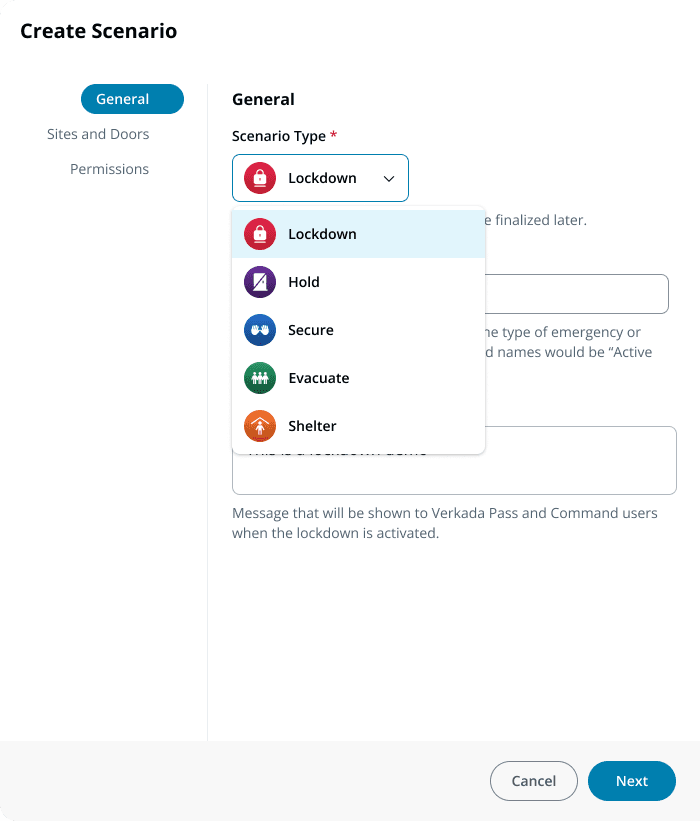 SRP - Create new scenarios