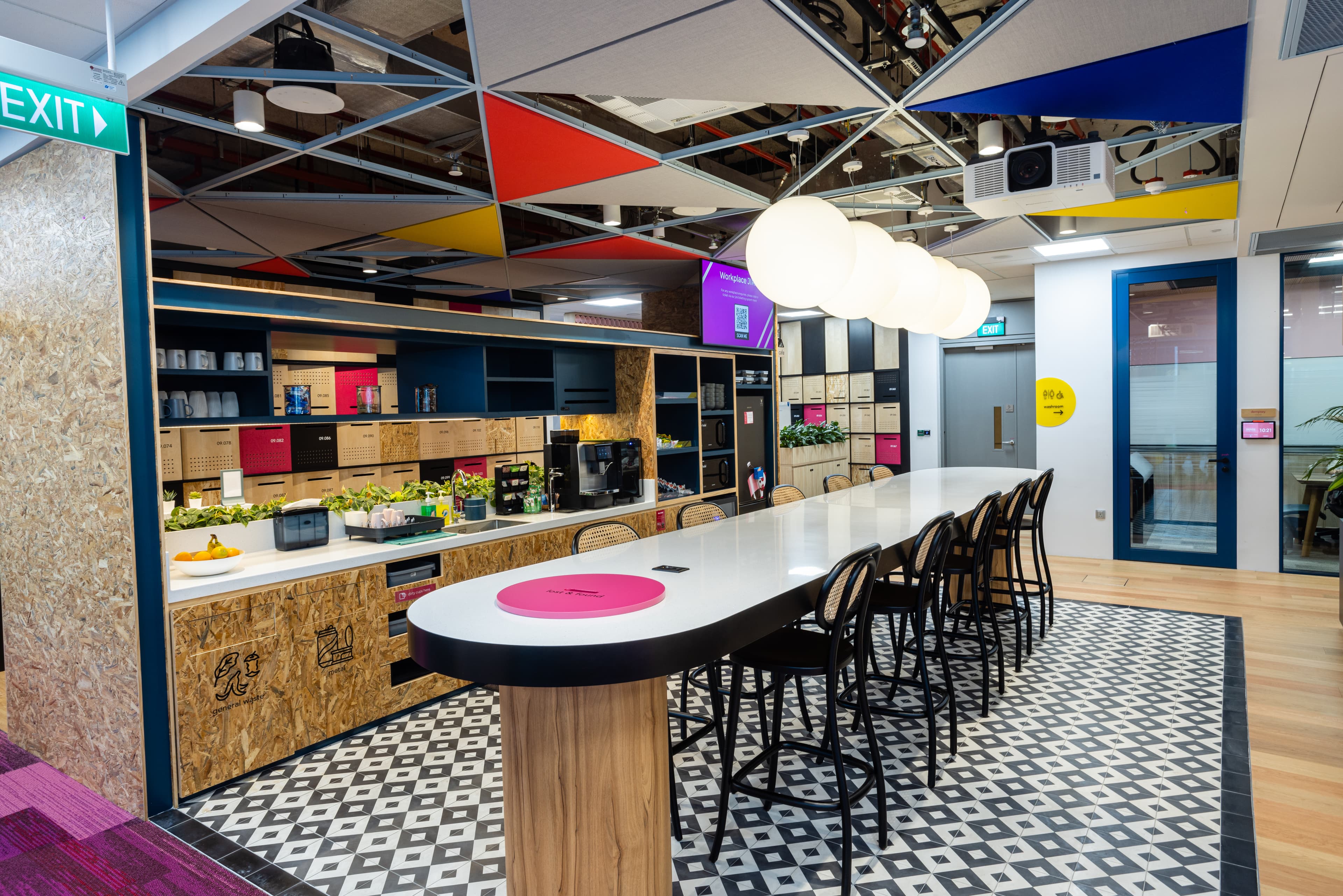 15. Each floor of the office has a pantry, this is the pantry on level 9